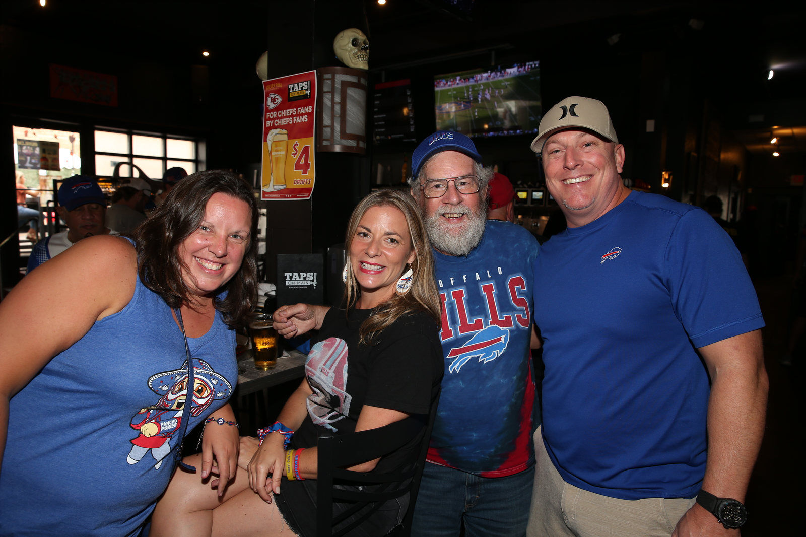 Buffalo Bills backers took over the the Taps on Main Bar
